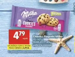 Delikatesy Centrum Ciastka Pieguski Choco Cookies Raisins Milka oferta