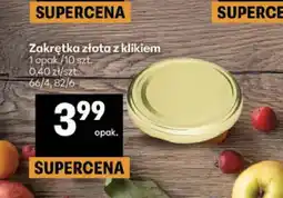 Delikatesy Centrum Zakrętka złota z klikiem oferta