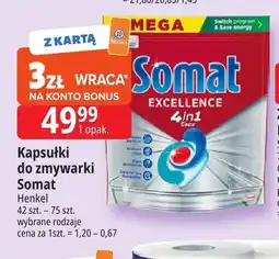 E.Leclerc Kapsułki do zmywarki Somat Excellence 4in1 oferta