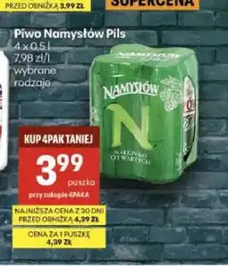Delikatesy Centrum Piwo Namysłów Pils 4-pak oferta
