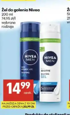 Delikatesy Centrum Żel do golenia Nivea Men Sensitive oferta