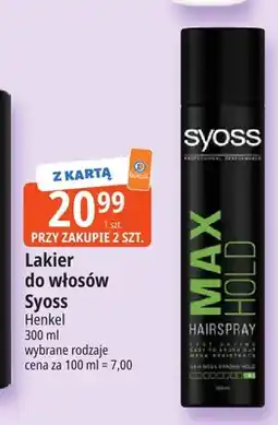 E.Leclerc Lakier do włosów Syoss oferta
