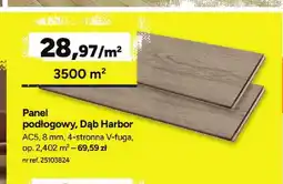 Bricoman Panel podłogowy Dąb Harbor AC5 8 mm oferta