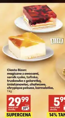 Delikatesy Centrum Ciasto Bizon sernik ryska oferta