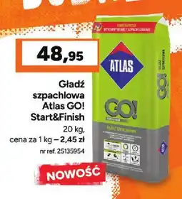 Bricoman Gładź szpachlowa Atlas GO! Start & Finish oferta