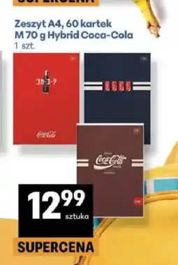 Delikatesy Centrum Zeszyt A4 60 kartek M 70 g Hybrid Coca-Cola oferta