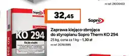 Bricoman Zaprawa klejąco-zbrojąca do styropianu Sopro Therm oferta