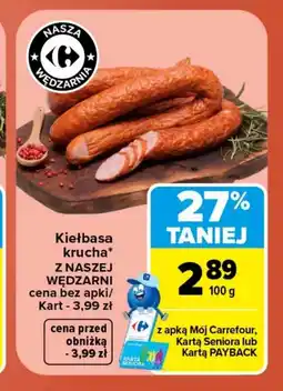 Carrefour Kiełbasa Z Naszej Wędzarni oferta