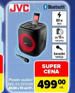 Carrefour Power audio JVC oferta