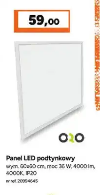 Bricoman Panel LED podtynkowy Oro oferta