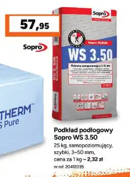 Bricoman Podkład podłogowy Sopro Ws 3,50 oferta