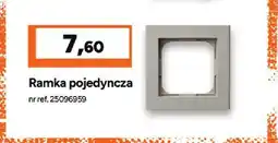 Bricoman Ramka pojedyncza Ospel Seria Sonata kaszmir oferta