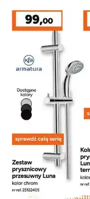 Bricoman Zestaw prysznicowy przesuwny Kfa Armatura Luna oferta