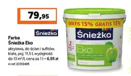 Bricoman Farba akrylowa Śnieżka Eko biała oferta