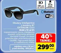 Carrefour Okulary przeciwsłoneczne Extralink oferta