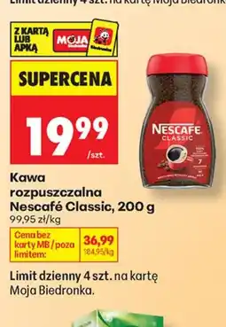 Biedronka Kawa rozpuszczalna Nescafe oferta