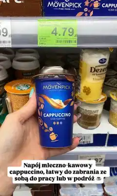 Dino Napój mleczno-kawowy Mövenpick Cappuccino Iced Coffee oferta