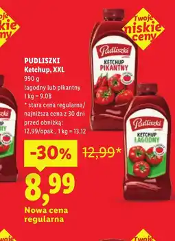 Lidl Ketchup Pudliszki oferta