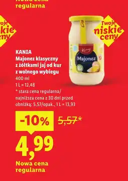 Lidl Majonez Kania oferta