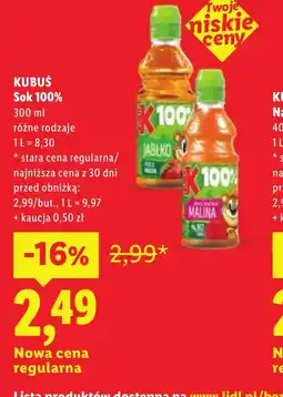 Lidl Sok Kubuś oferta