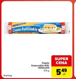 Carrefour Market Ciasto francuskie oferta