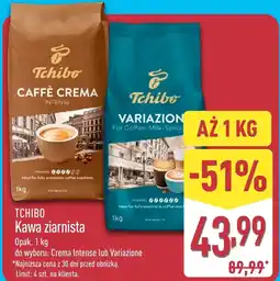 ALDI Kawa ziarnista Tchibo oferta