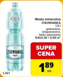 Carrefour Express Woda mineralna oferta