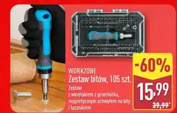 ALDI Zestaw bitów Workzone oferta