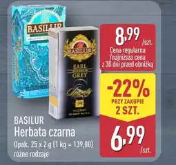 ALDI Herbata Basilur oferta