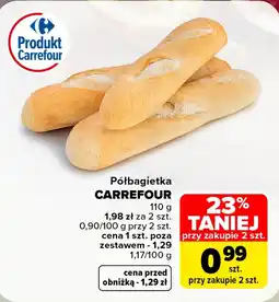 Carrefour Market Półbagietka Carrefour oferta