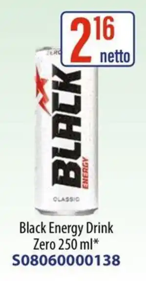 Black Energy Drink Zero