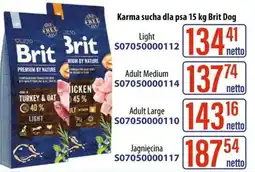 AT Karma sucha dla psa 15 kg Brit Dog oferta