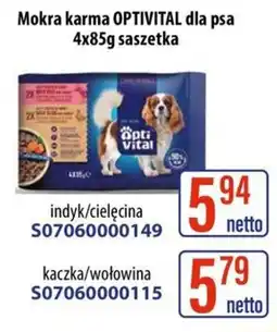 AT Mokra karma OPTIVITAL dla psa oferta
