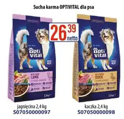AT Sucha karma OPTIVITAL dla psa oferta