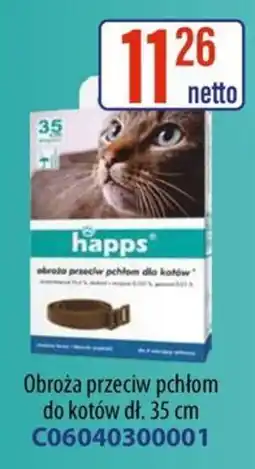 AT Obroża przeciw pchłom dla kotów happs oferta