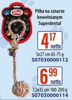 AT Piłka na sznurze bewełnianym Superdental oferta