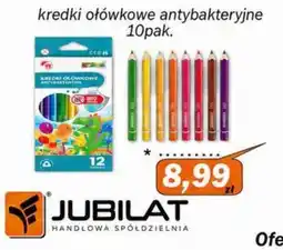 Jubilat Kredki ołówkowe antybakteryjne oferta