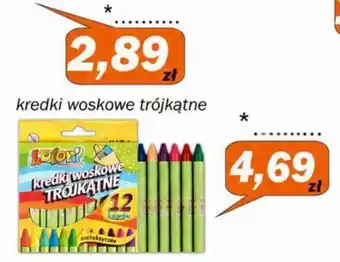 Kredki woskowe TRÓJKĄTNE