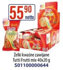 AT Żelki kwaśne zawijane Tutti Frutti mix oferta
