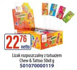 AT Lizak rozpuszczalny z tatuażem Chew & Tattoo oferta