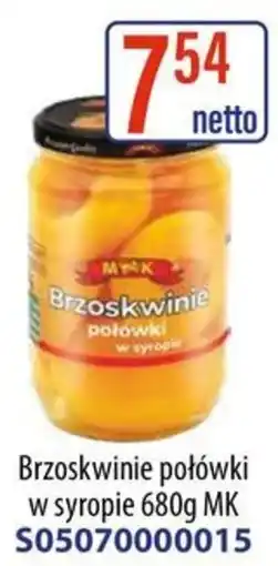 AT Brzoskwinie połówki w syropie MK oferta