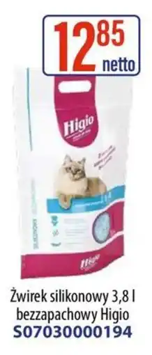 AT Żwirek silikonowy bezzapachowy Higio oferta