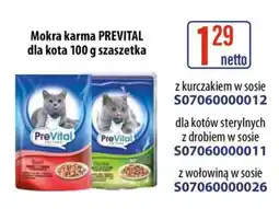 AT Mokra karma PREVITAL dla kota oferta