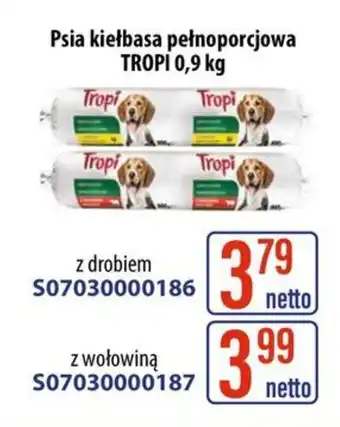 AT Psia kiełbasa pełnoporcjowa TROPI oferta