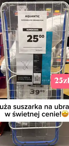 Netto AQUANTIC Suszarka na ubrania 18 M oferta