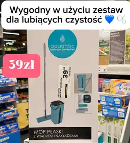 Netto Aquantic Mop płaski z wiadrem i nakładkami oferta