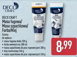 ALDI DECO CRAFT Masa fugowa/Masa szpachlowa/Farba/Klej oferta