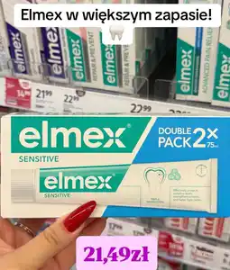 Rossmann Elmex pasta do zębów Sensitive Double oferta