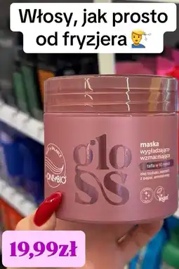 Rossmann OnlyBio Hair in Balance Gloss maska wygładzająco-wzmacniająca oferta