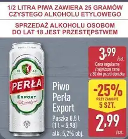 ALDI PERŁA Piwo Perła Export oferta